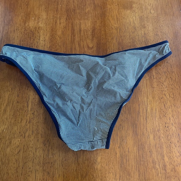 ERES Navy Gingham Bikini Set Size 6 - Picture 6 of 8